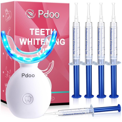 Teeth whitening kit with led - kit,