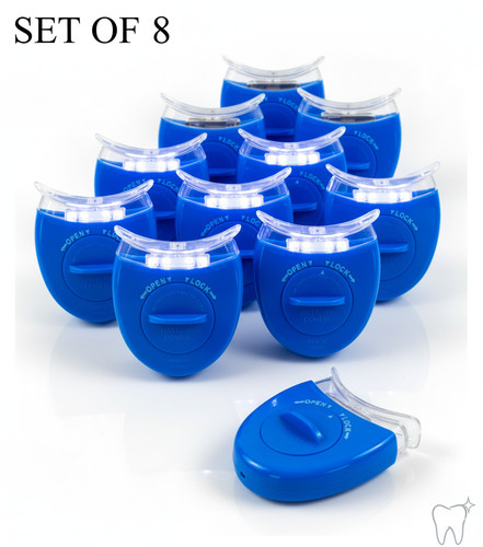 Blue led teeth whitening - blue,